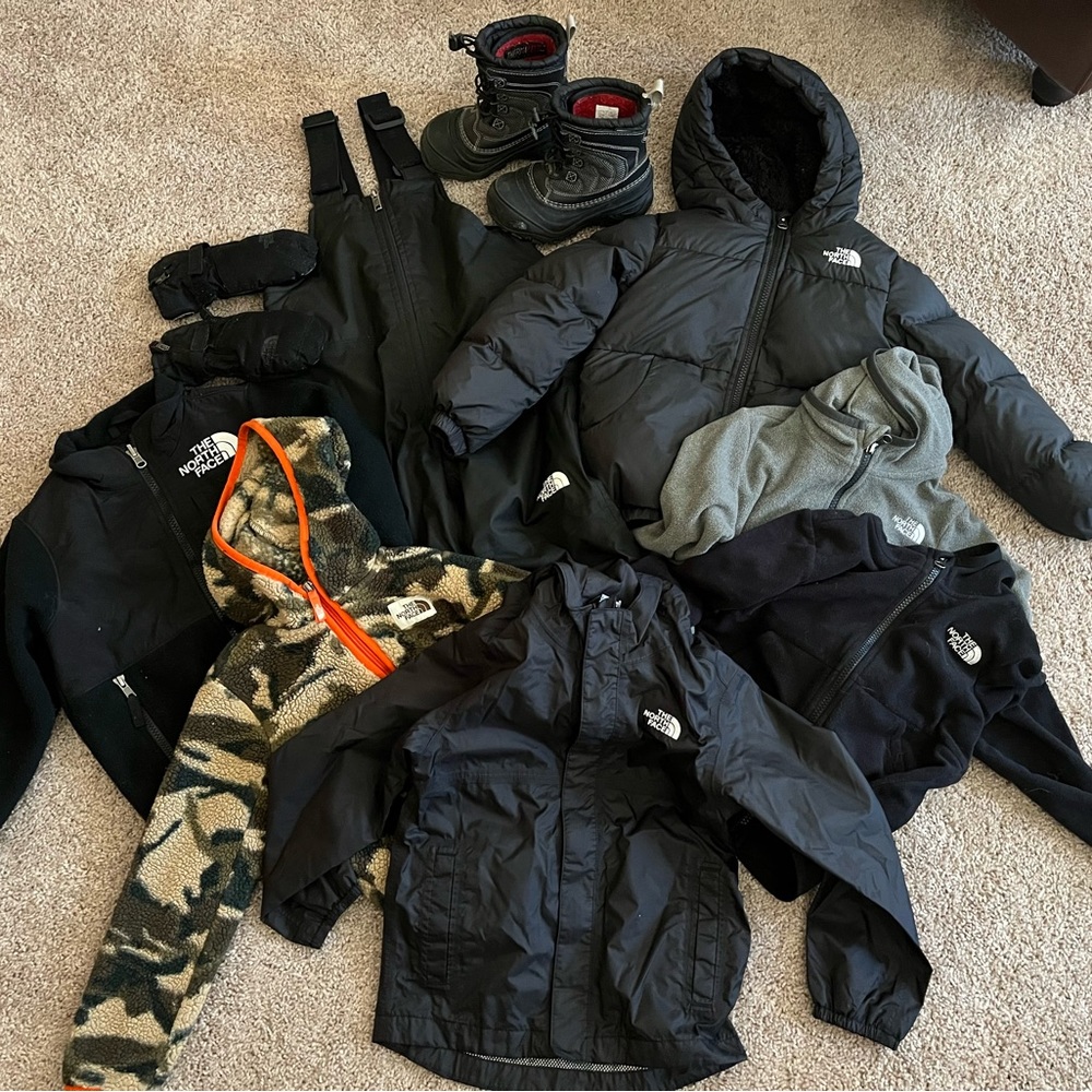 The North Face boys 5T winter gear